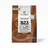 Callebaut Belgium, 823 Milk chocolate, 2.5 kg callets