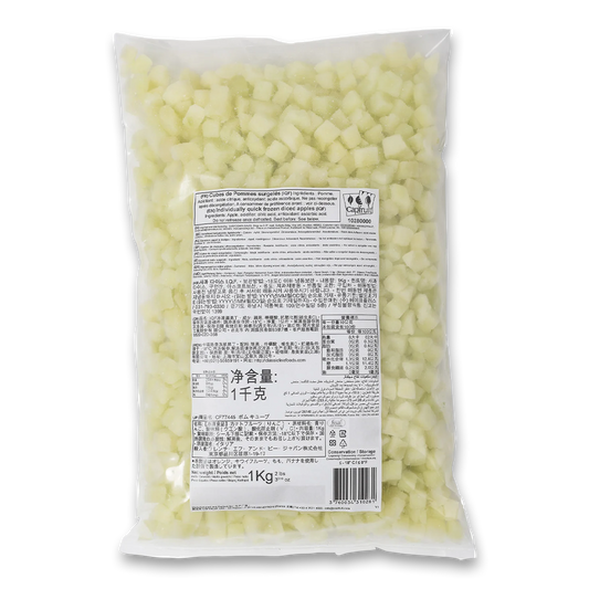 Capfruit(France),Green Apple Individually Quick Frozen Fruit (IQF) -1kg