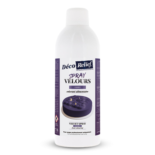 Deco Relief, Purple, Velvet