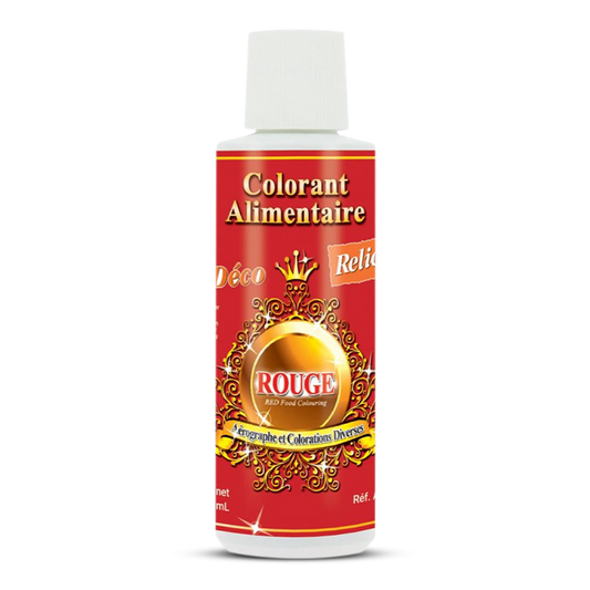Deco Relief (France) Water Base Highly Concentrated Food Colorant RED - 125ml