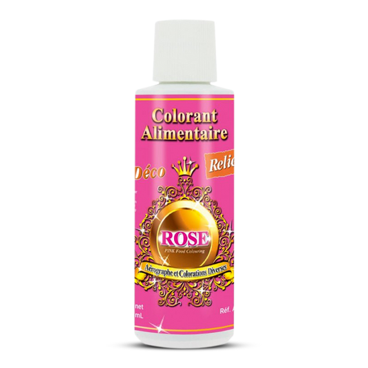 Deco Relief (France) Water Base Highly Concentrated Food Colorant PINK - 125ml