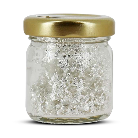 Deco Relief (France) Edible flakes SILVER - 100 mg