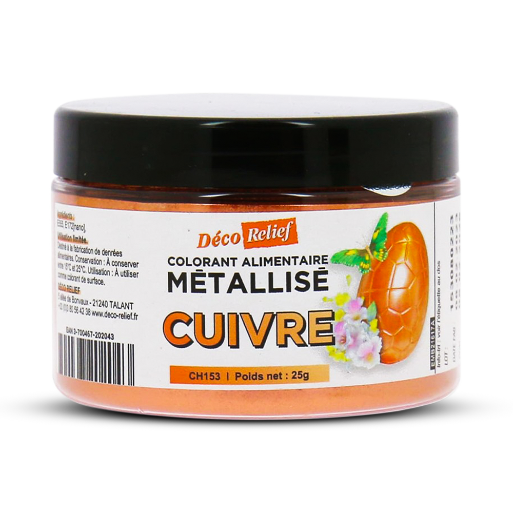 Deco Relief (France) Metallic Food Colouring Powder - 25gr