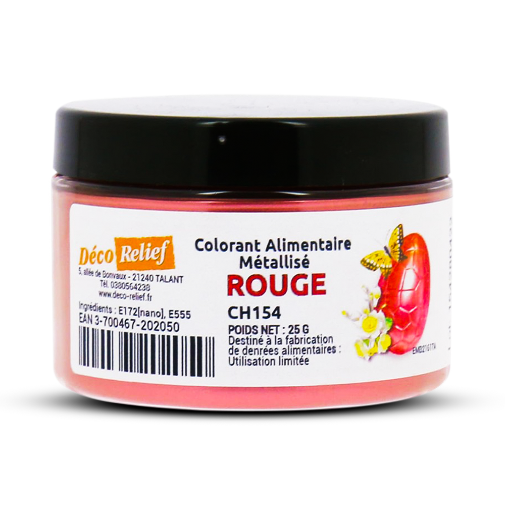 Deco Relief (France) Metallic Food Colouring Powder - 25gr