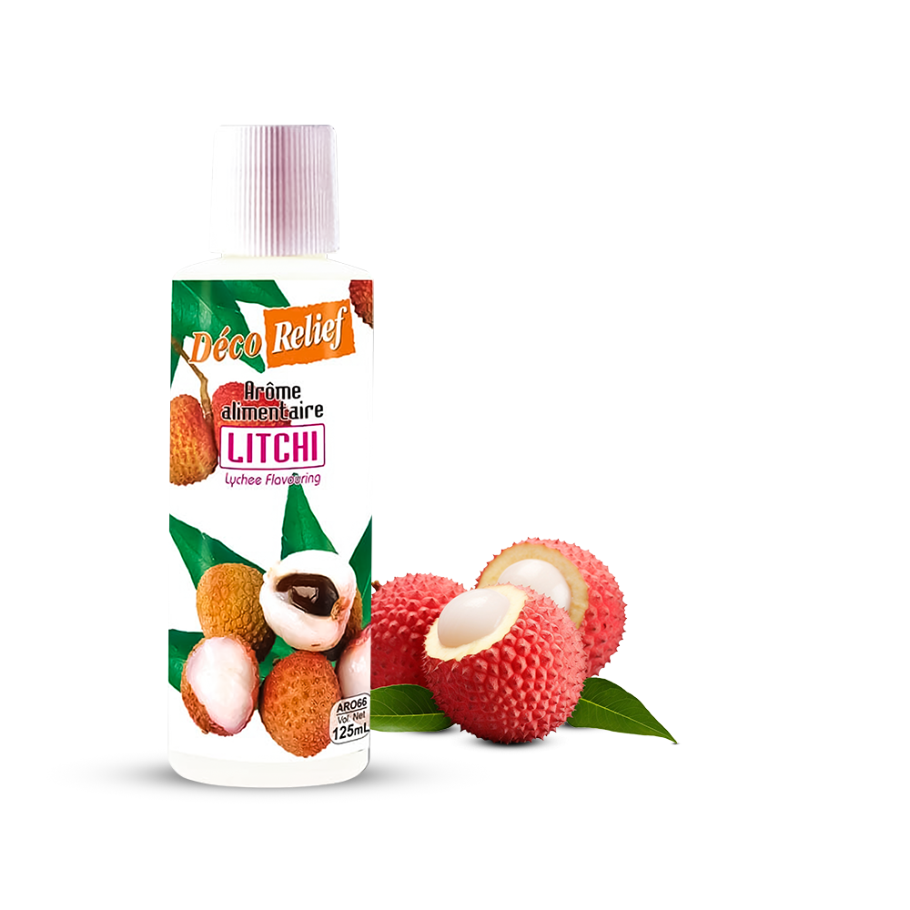 Deco Relief (France) Concentrated Aroma LITCHI - 125ml bottle