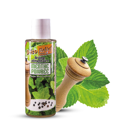 Deco Relief (France) Concentrated Aroma PEPPER MINT - 125ml bottle