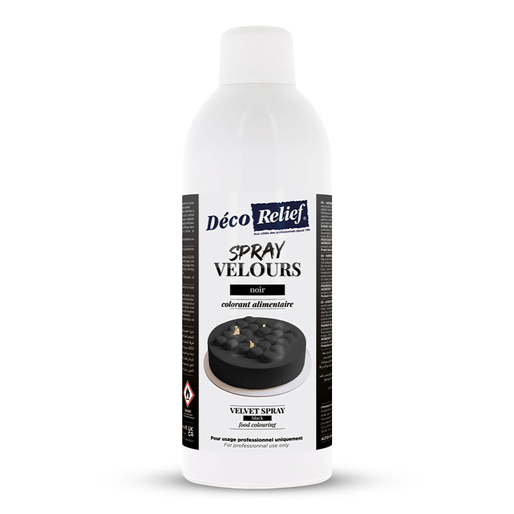 Deco Relief (France) Velvet Black Spray - 520ml