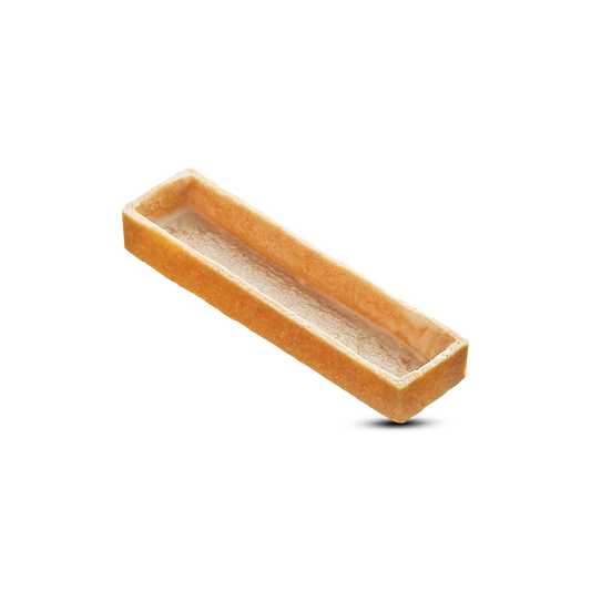 Frozen Vanilla Rectangle tart shells coated with butter - Mini
