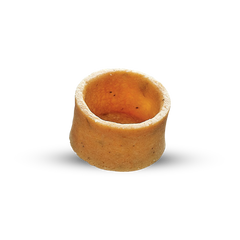 Frozen Savory Round tart shells coated with egg