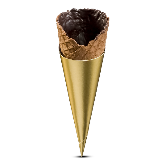 Frozen Elegant Mini Cones Chocolate