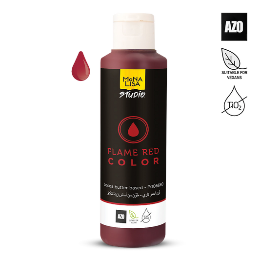 Coloured Cocoa Butter FLAME RED - 245gr