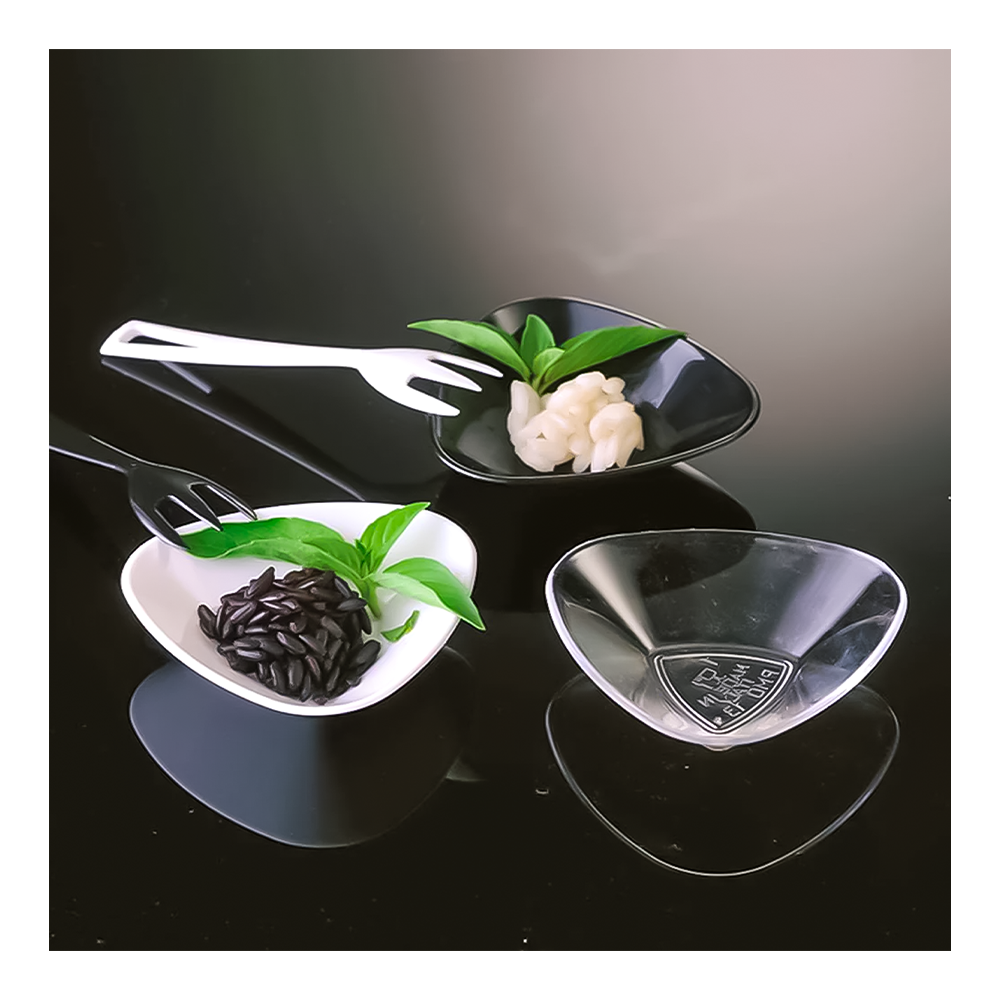 Martellato Transparent Polystyrene Flatware FORK - 500pcs Pack