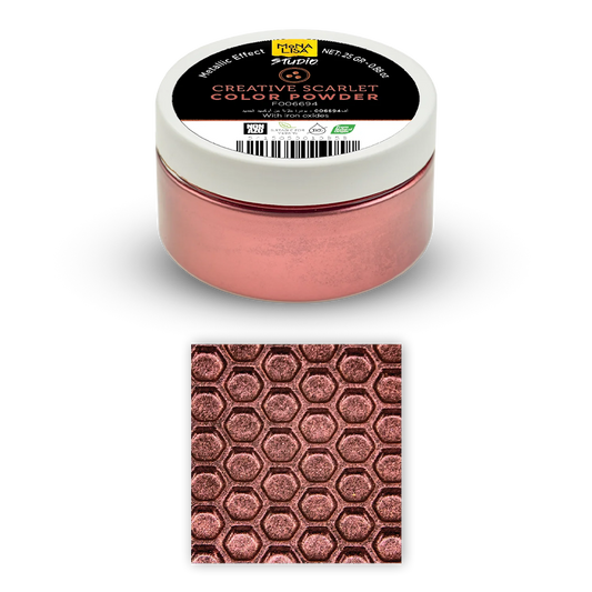 Creative Scarlet Metallic Powder - 25gr