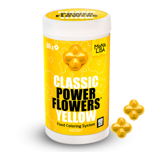 Power Flowers™ Classic YELLOW Fat based Colourant NON AZO - 50gr
