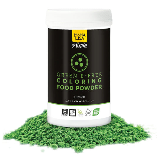 Fat base E-Free Food Colouring Powder GREEN - 100 gr