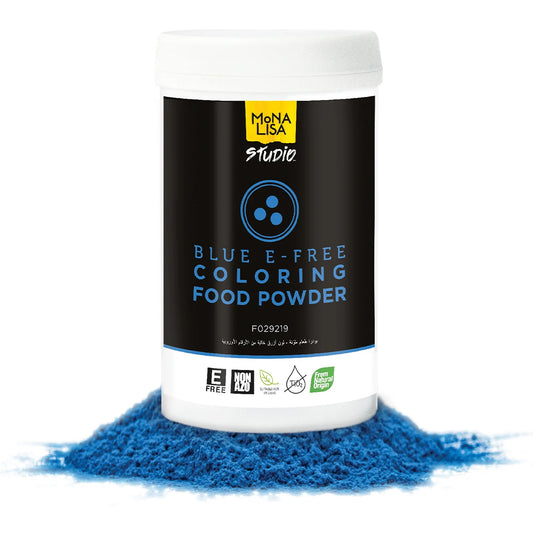 Fat base E-Free Food Colouring Powder BLUE - 100 gr