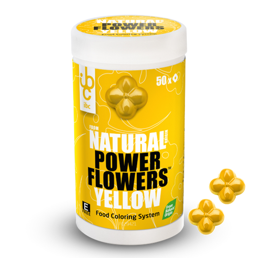Power Flowers™ Natural YELLOW Fat based Colourant NON AZO - 50gr