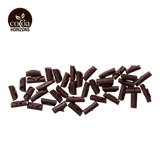 Dark chocolate bars on a white background with 'Cocoa Horizons' logo.