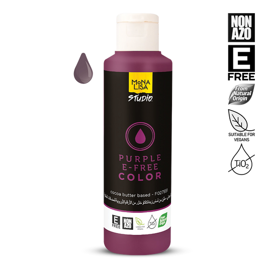 Coloured Cocoa Butter PURPLE (E-FREE) - 245gr