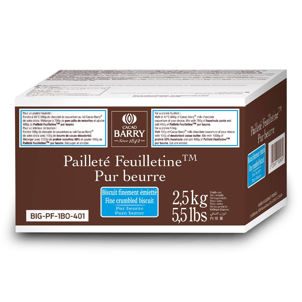 Fragments of Very Thin Crepes, Paillete Feuilletine - 2.5kg bag