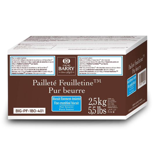 Fragments of Very Thin Crepes, Paillete Feuilletine - 2.5kg bag