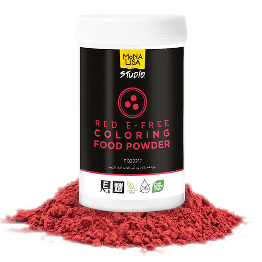 Fat base E-Free Food Colouring Powder RED - 100 gr
