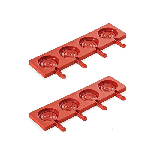 Silicon Mould "Lolli Pop" Set With Sticks