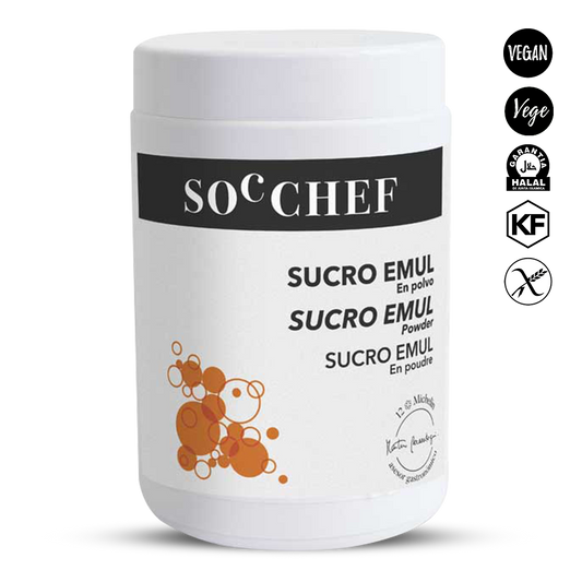 White container with 'SOC CHEF' label and orange graphics on a white background
