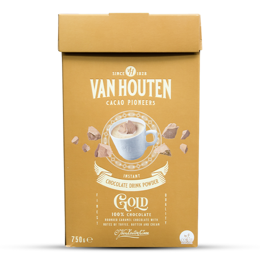 Van Houten Ground Gold Chocolate For Drinking - 750g