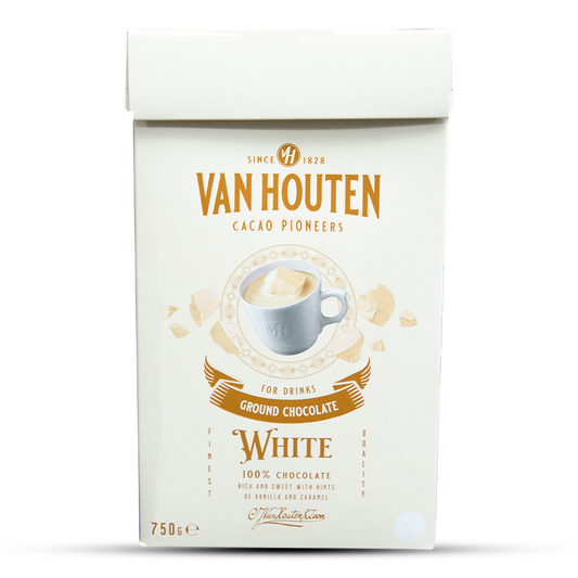 Van Houten Ground White Chocolate For Drinking - 750g