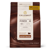 Callebaut Belgium,Milk chocolate, 40.70%, power 41-2.5 kg coins