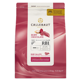  Callebaut Belgium, Ruby Chocolate ,47.3% 2.5kg callets