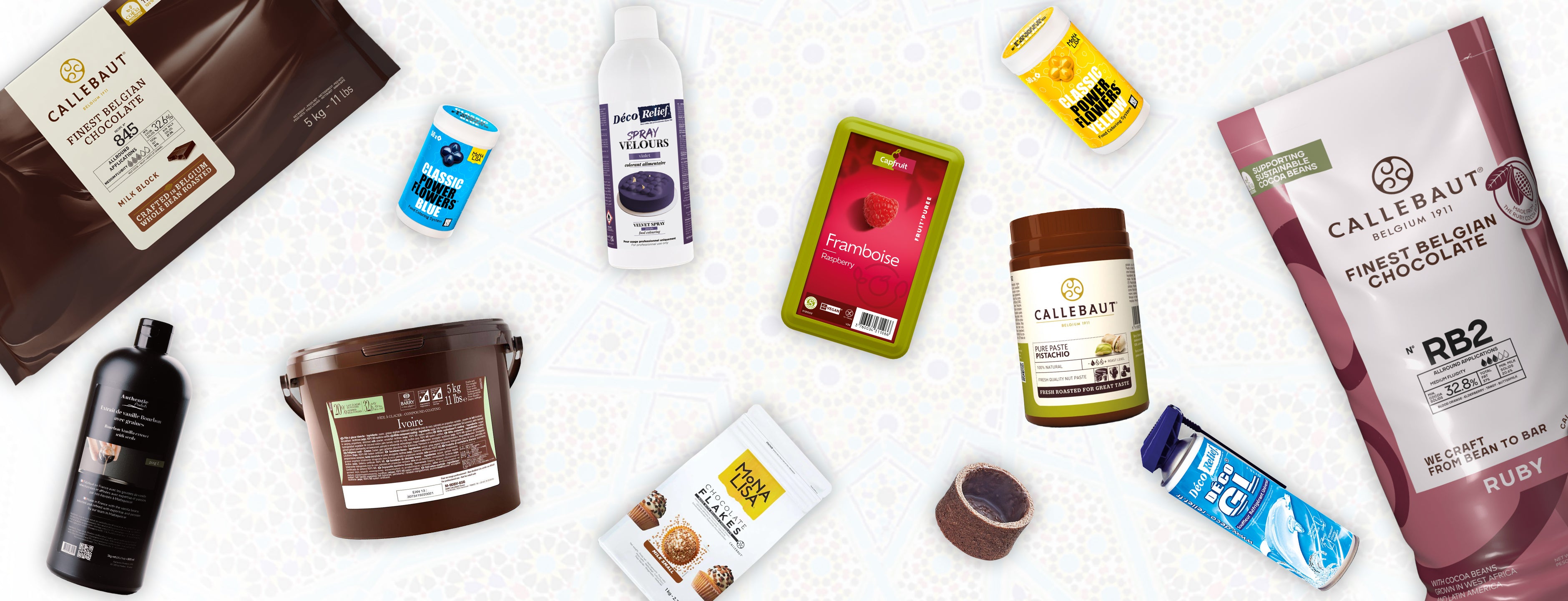 BANNER WITH BARRY CALLEBAUT
 BRANDS