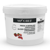 Sliced freeze dried Strawberry