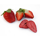 Sliced freeze dried Strawberry