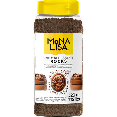 Dark Mini Chocolate Rocks CHOCOROCKS - 520g Jar