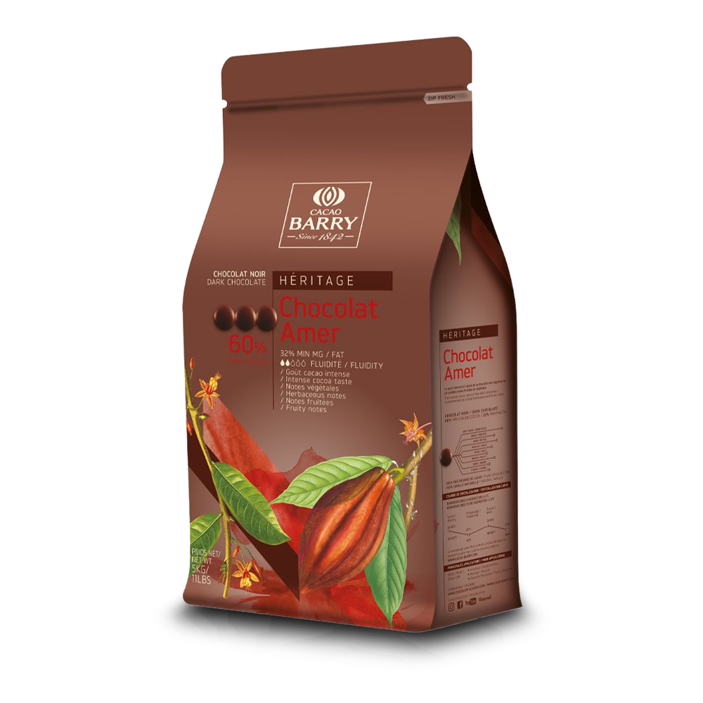 Dark Chocolate 60%, AMER - 5kg Coins
