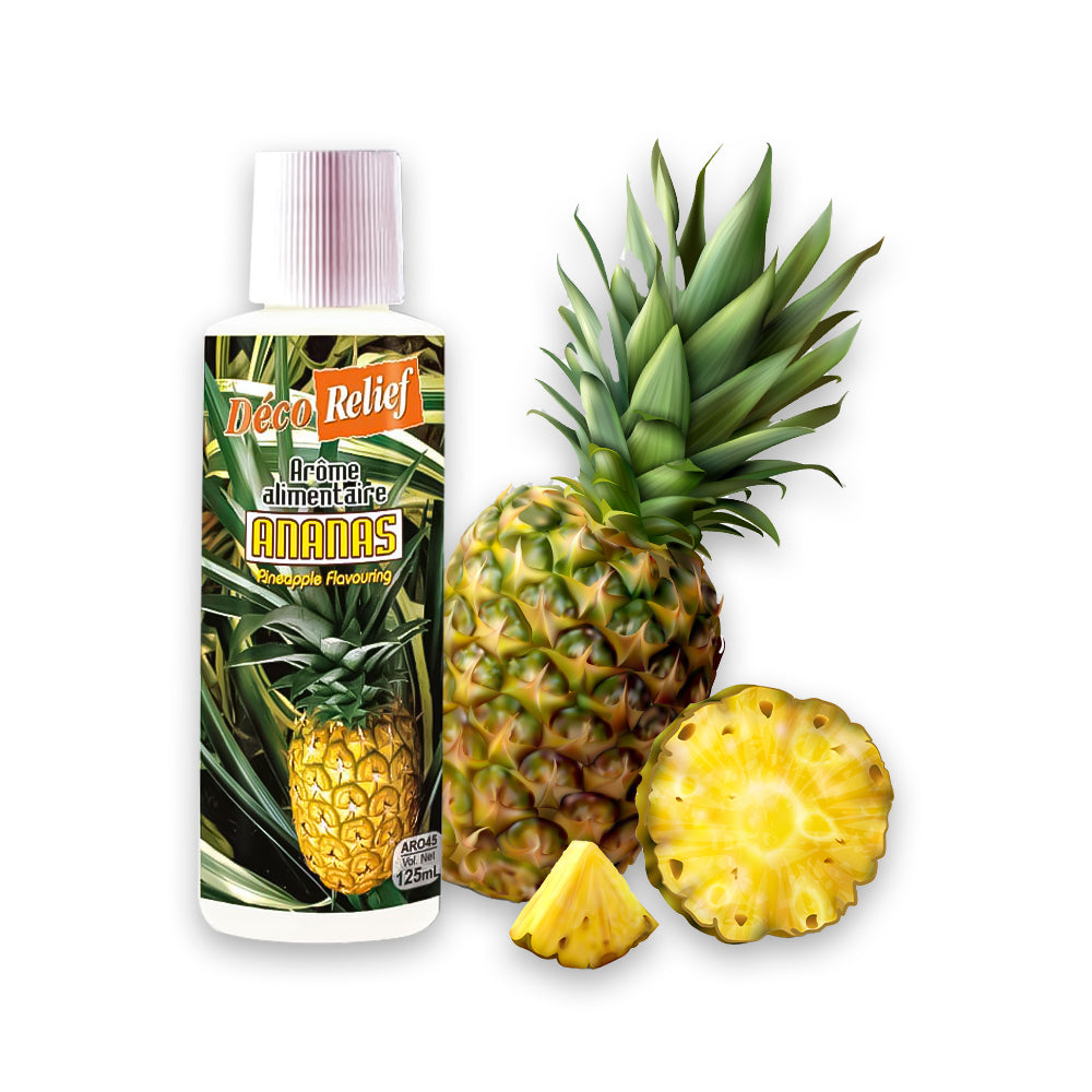 Deco Relief (France) Concentrated Aroma PINEAPPLE - 125ml bottle