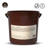 Brown container with label and 'Cocoa Horizons' logo on a white background
