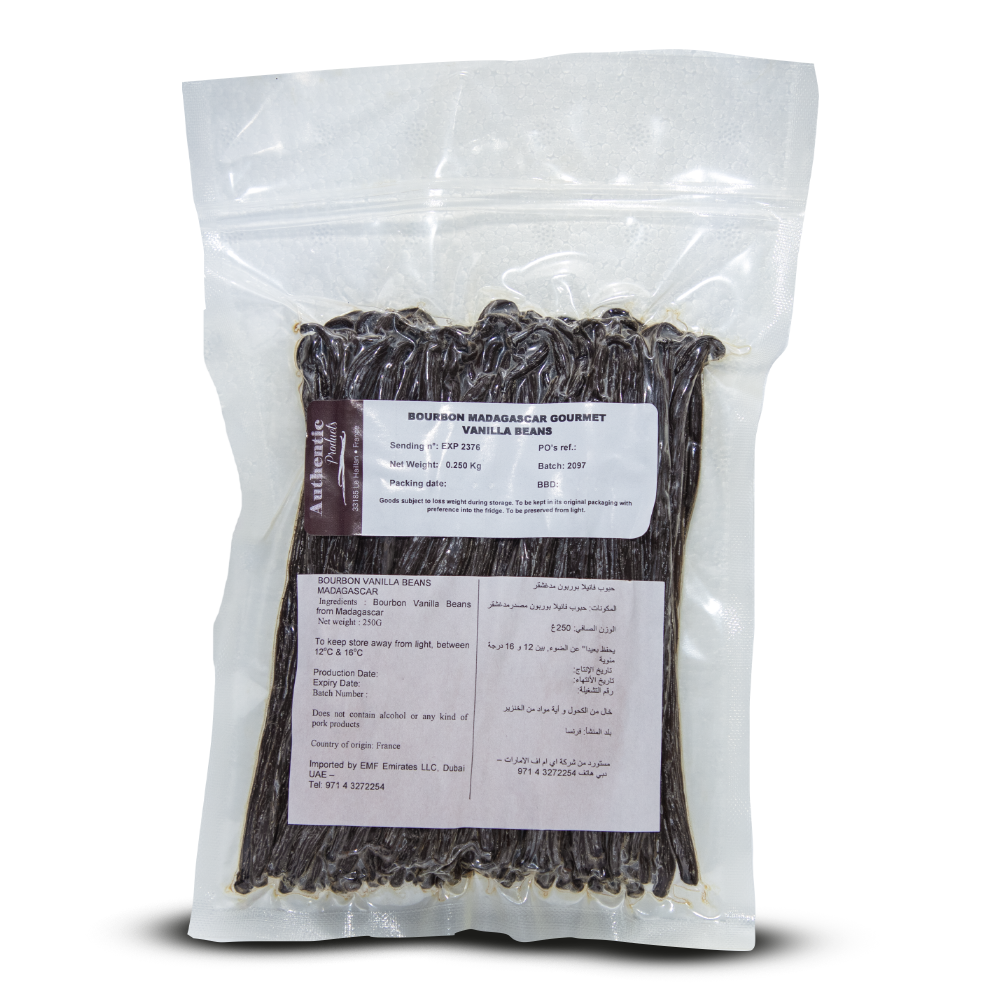Authentic Product , Bourbon Vanilla Bean from Madagascar,250g