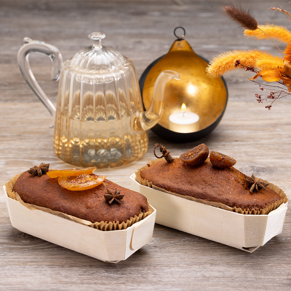 BARONNET+TINY Wooden Baking Molds With Paper Liners  Dessert