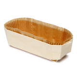 BARONNET+TINY Wooden Baking Molds With Paper Liners - Pack Of 8pcs