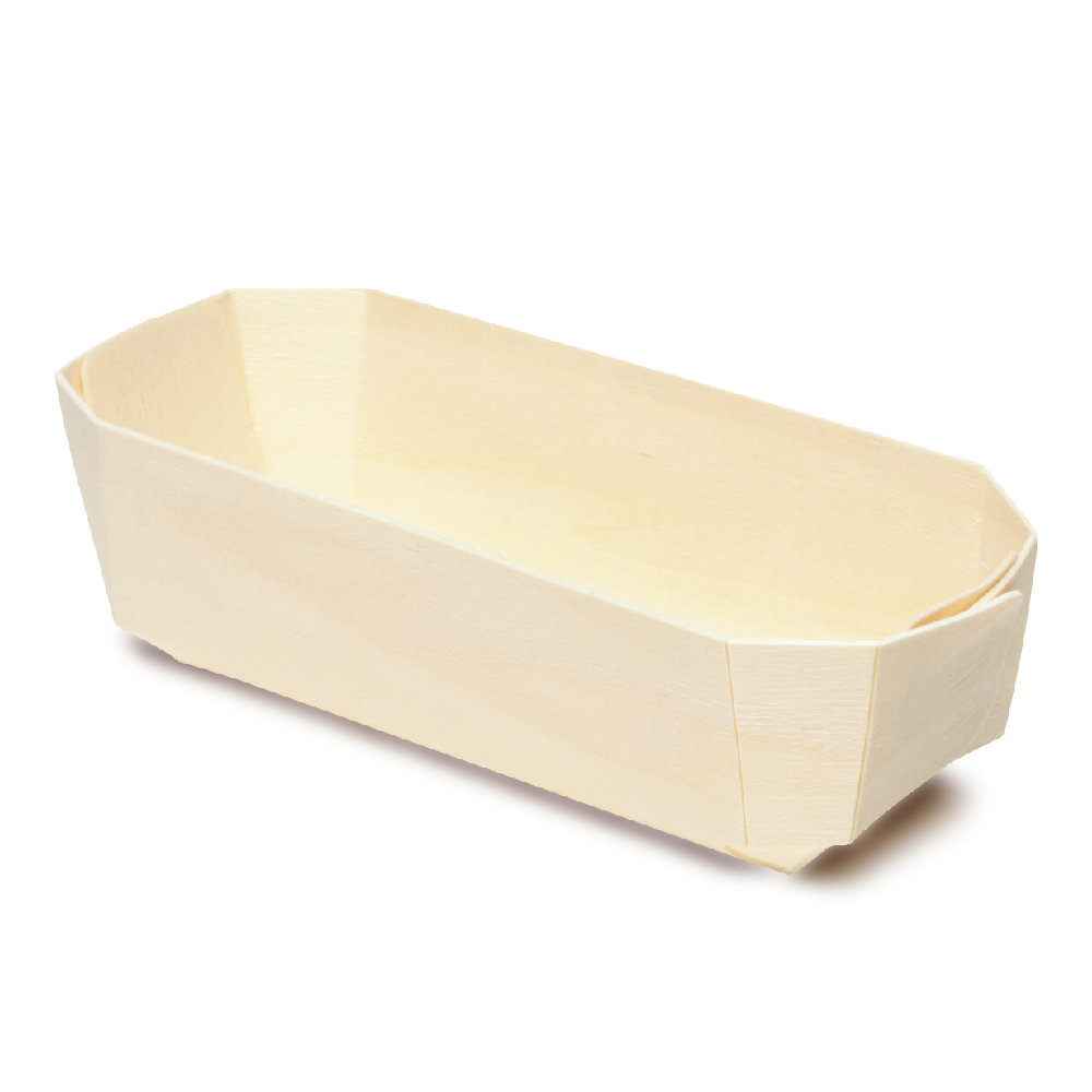 BARONNET+TINY Wooden Baking Molds With Paper Liners - Pack Of 8pcs