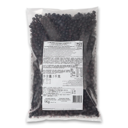 CapFruit(France),Blueberry Individually Quick Frozen Fruit (IQF) - 1kg Bag