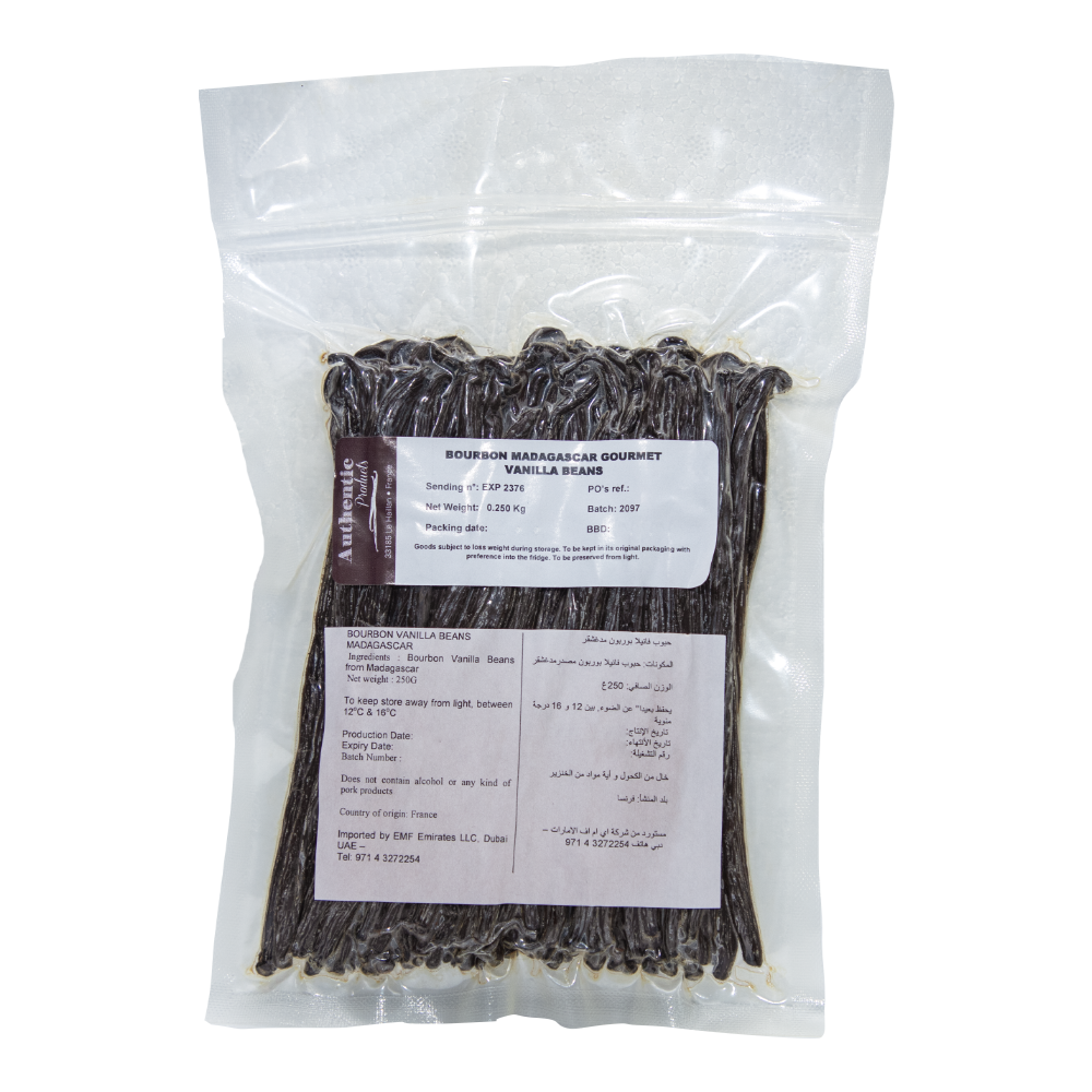 Authentic, Bourbon Vanilla Bean from Madagascar,250g