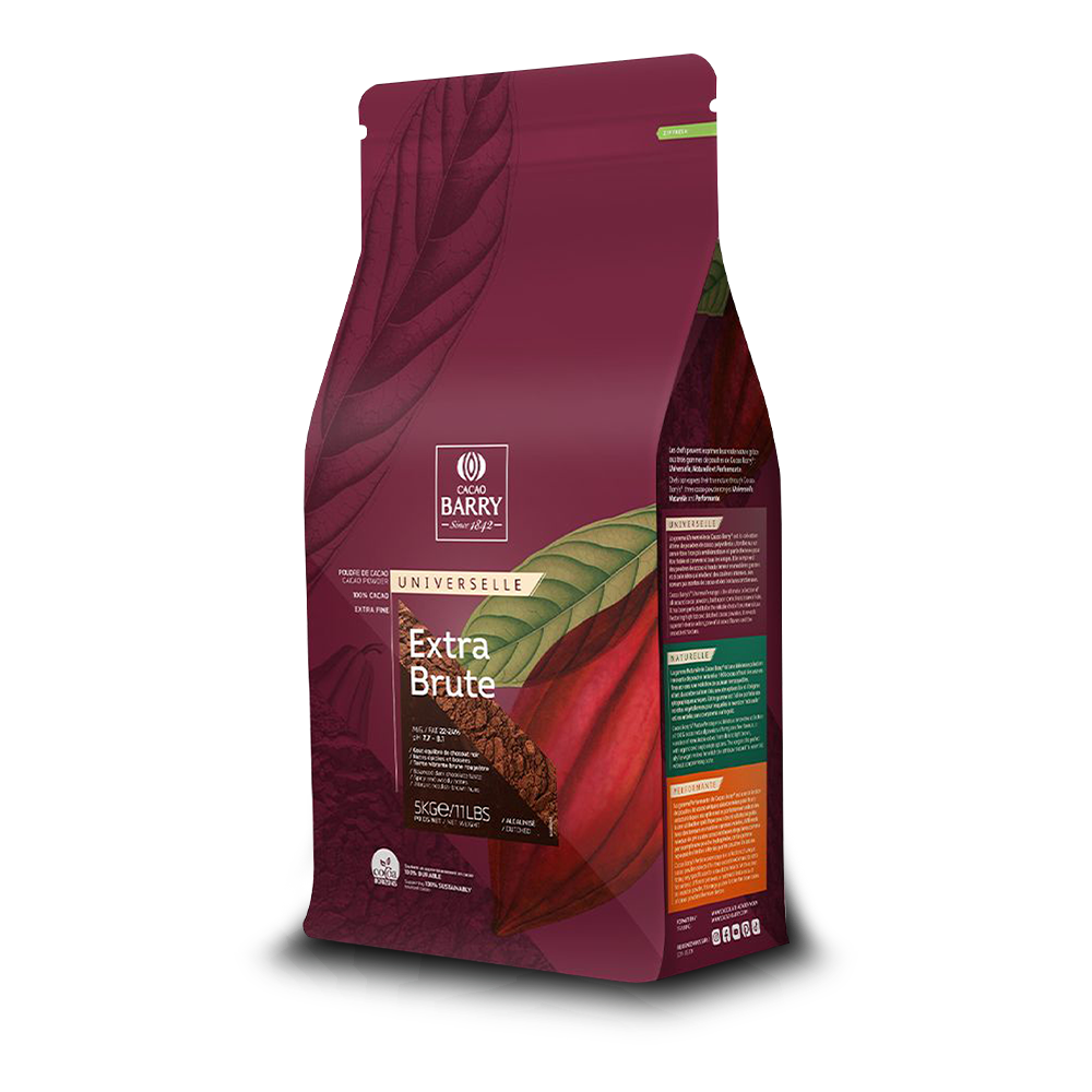 100% Pure Cocoa Powder 22-24%, Extra Brute