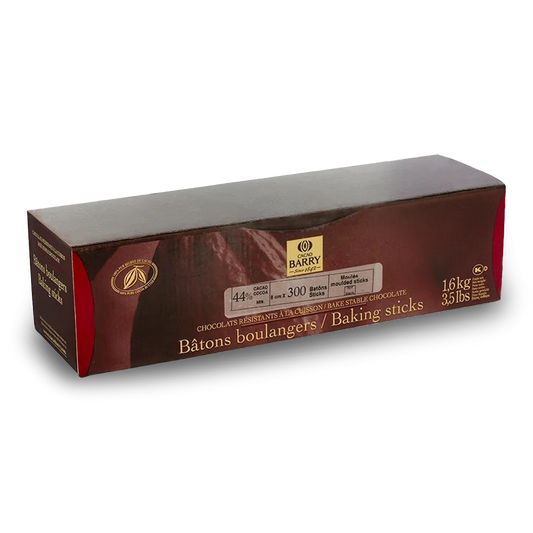 Real Chocolate Sticks Bake stable, Baking Sticks - 1.6kg Box