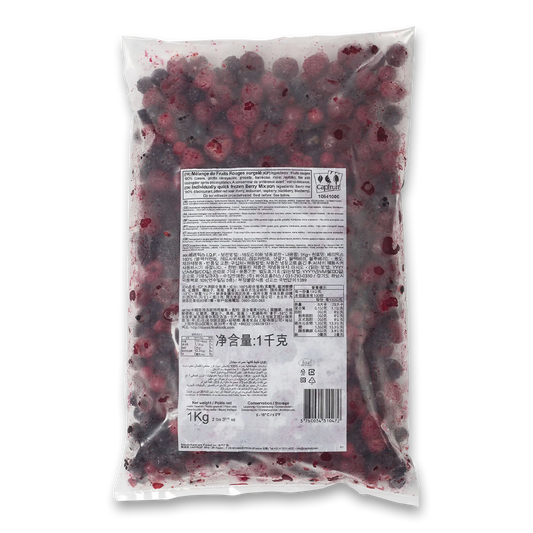 CapFruit(France),Mixed Berries Individually Quick Frozen Fruit (IQF) - 1kg Bag