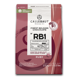  Callebaut Belgium, Ruby Chocolate ,47.3% 2.5kg callets