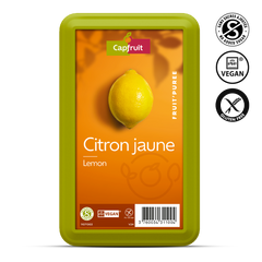 Lemon juice and pulp Frozen Fruit Puree No Added Sugar - 1kg Tub